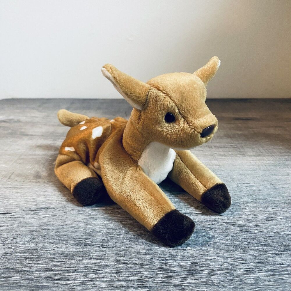 Vintage 1998 Whisper the Baby Deer Beanie Baby Plush Stuffed Animal